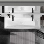 HANSGROHE - Xevolos E Dvojumyvadlo 120x48 cm, bez přepadu, 2 otvory pro baterii, SmartClean, bílá 61104450