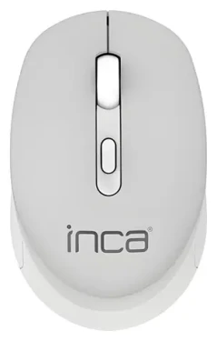 INCA IWM-243RG šedá / Bezdrátová myš / Tichý klik / 1600 DPI / 2.4 GHz / 2 tlačítka (IWM-243RG)