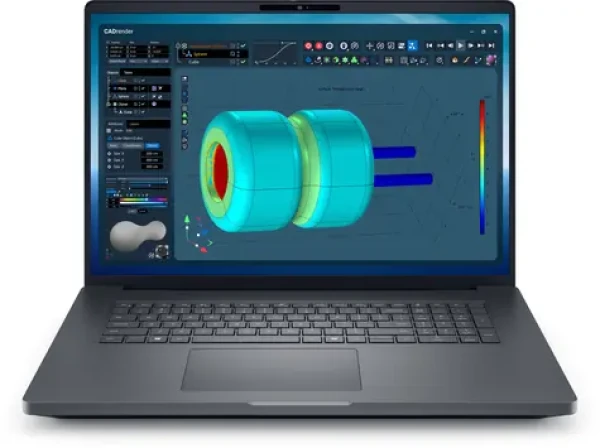 Dell Pro Max Plus 18 MB18250 černá / Notebook / 18" QHD+ / Intel Core Ultra 7 265HX / 32GB / 1TB SSD / RTX PRO 3000 12GB (DYXM4)