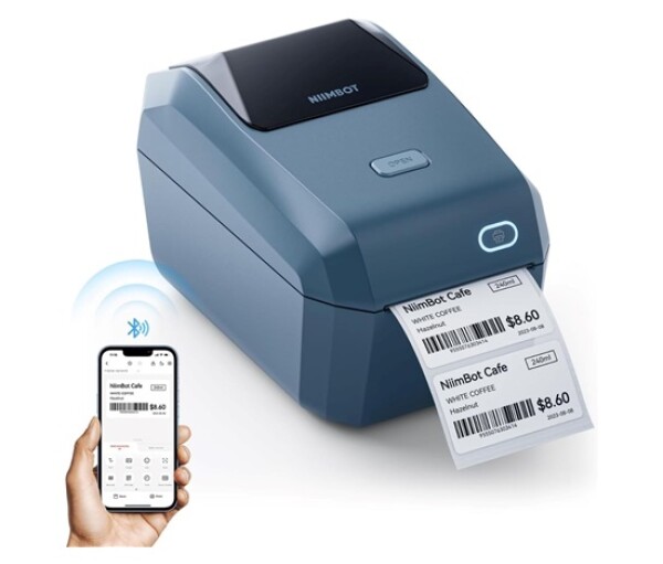 Niimbot Tiskárna štítků K3 Smart, modrá + role štítků 230 ks