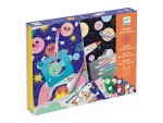 Djeco Djeco, DJ08736, velká sada šablon, Magické spirály, Vesmír