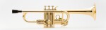 Tromba C Trumpet Gold Metal