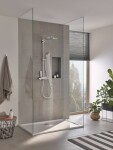 GROHE - Vitalio Joy Sprchový set 310 s termostatem na zeď a poličkou, 3 proudy, chrom 26401001