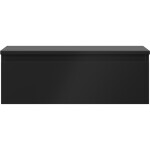 MEXEN/S - Orio koupelnová skříňka pod umyvadlo 70 cm s deskou, 1 šuplík, černá mat 91A10-07023-1-BFC71