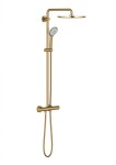 GROHE - Euphoria Sprchový set 310 s termostatem, 3 proudy, kartáčovaný Cool Sunrise 26075GN0