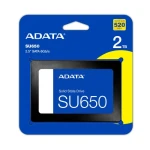 ADATA SU650 2TB / SSD / 2.5" / SATA III / čtení: 520MBps / zápis: 450MBps / MTBF: 2.0mh (ASU650SS-2TT-R)