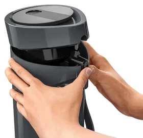 Emsa PONZA 1,9 l antracitová / Vakuový džbán / Comfort Press / horké 12 h / studené 24 h (515706)