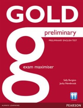 Gold Preliminary Maximiser Key Sally Burgess