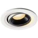 Paulmann 92907 Whirl LED vestavné svítidlo, LED, pevně vestavěné LED, 4.9 W, hliník (kartáčovaný), saténová, sada 3 ks