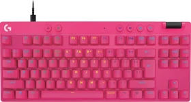 Logitech G PRO X TKL RAPID magenta / Herní klávesnice / TKL / rapid trigger přepínače / US International (920-013253)