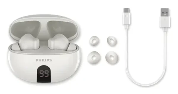 Philips TAT2520WT/00 bílá / Bezdrátová sluchátka / mikrofon / Bluetooth 5.4 (TAT2520WT/00)