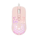 White Shark TRISTAN-2 růžová / herní myš / optická / 12800 DPI / 7 tlačítek / USB / RGB (TRISTAN-P-2)