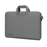 Wozinsky WNT-15G šedá / Taška na notebook / 15,6" / zatahovací neoprenové držadlo