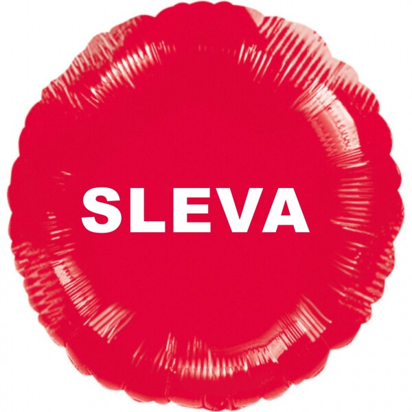 Balónek fóliový červený SLEVA Balonky.cz Balónek fóliový červený SLEVA Balonky.cz