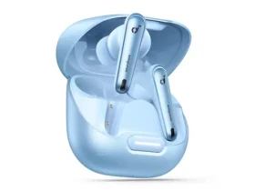 Anker Soundcore Liberty 4 NC světle modrá / Bezdrátová sluchátka / mikrofon / BT 5.3 / IPX4 (A3947G61)