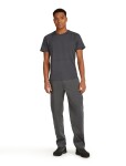 Pánské merino tričko s krátkým rukávem ICEBREAKER Mens 200 Waffle Elevation SS Tee, Obsidian velikost: S