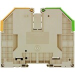 Weidmüller Z-series, Feed-through terminal, Rated cross-section: 2,5 mm², Tension clamp connection, Wemid, Dark Beige, ZDU 2.5 1608510000-100 100 ks