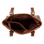 Dámská kožená praktická taška Sylva, světla hnědá