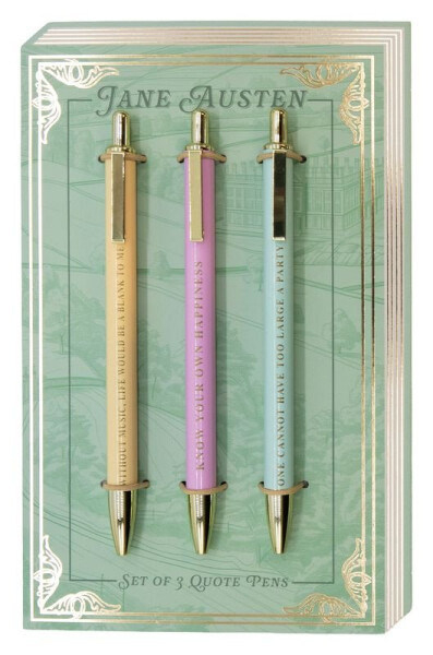 Kuličková pera 3ks Jane Austen