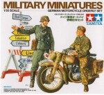 Tamiya 35241 German Motorcycle Orderly Set 1:35