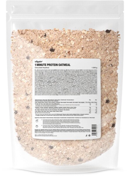 Vilgain Minutová proteinová ovesná kaše – čokoláda a lískový oříšek 1 200 g