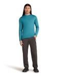 ICEBREAKER Mens 125 Cool-Lite Sphere III LS Tee, Topaz (vzorek) velikost: M