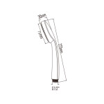 SAPHO - Ruční sprcha, průměr 75, ABS/chrom 1204-42