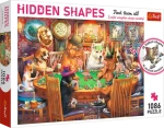 TREFL Puzzle Hidden Shapes: Herní večer