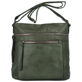 Moderní dámská koženková crossbody Anup, zelená