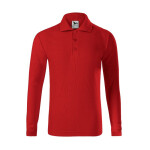 Malfini Pique Polo LS Jr MLI-24107 červená polokošile 158 cm/12 let