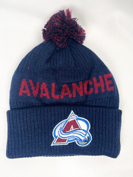 Outerstuff Dětská zimní čepice Colorado Avalanche NHL Cufed Knit With Pom
