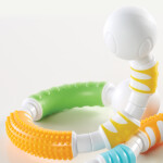 GuideCraft Magnetická stavebnice - Grippies Curves (20ks)