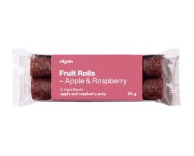 Vilgain Fruit rolls – 10× Malina & jablko 25 g