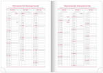 Týdenní diář 2026 NOTIQUE A5 - Aprint Top černý, 15 x 21 cm