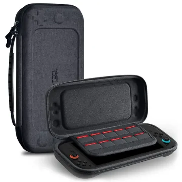 Tech-Protect Hardpouch šedé / Pouzdro / Nintendo Switch 2