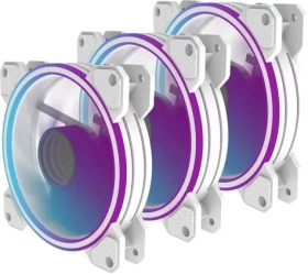 PREYON Eagle Eye 120 PWM ARGB bílá / Ventilátor / 3 ks / 120 mm / 4-pin PWM (5902659848772)