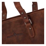 Dámská kožená praktická taška Sylva, světla hnědá