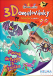 3D omalovánky Pavouk, Netopýr kočička