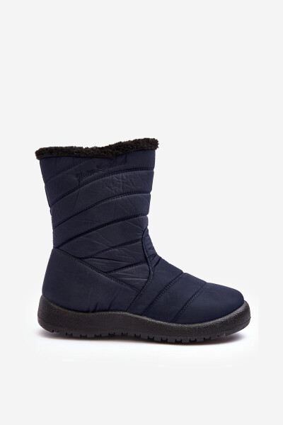 Dámské vysoké zateplené sněhule Navy Blue Luxina 40