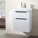 VILLEROY & BOCH - Subway 2.0 Umyvadlová skříňka, 485x590x379 mm, 2 zásuvky, Glossy White A90710DH