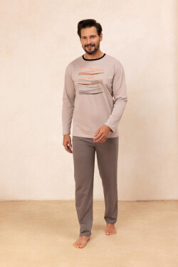 PÁNSKÉ PYŽAMO 492 BIG J/25 béžová 2XL