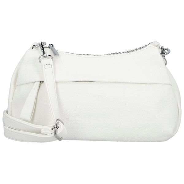 Stylová dámská koženková crossbody kabelka Foppa, bílá