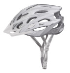 Cyklistická přilba na kolo ETAPE VENUS, bílá/stříbrná mat (velikost L/XL pro obvod havy 58-61 cm)