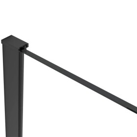 CERANO - Profil pro sprchové zástěny Walk-in Onyx Half - 8 mm - černá matná - 15 mm CER-676783