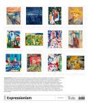 Nástěnný kalendář 2026 Helma - Expressionism, 45 x 52 cm