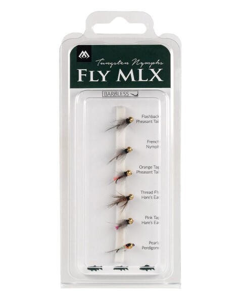 Mikado Sada umělých mušek Tungsten Nymphs Barbless 6ks,Mikado Sada umělých mušek Tungsten Nymphs Barbless 6ks
