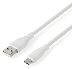 Nedis USB-A - USB-C 1,5 m bílá / Nabíjecí kabel / USB 2.0 / 15 W / 480 Mbit/s / Silikonový (CCGB60800WT15)