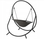 Luxusní závěsné křeslo PATIO s polštářem Šedé polštáře