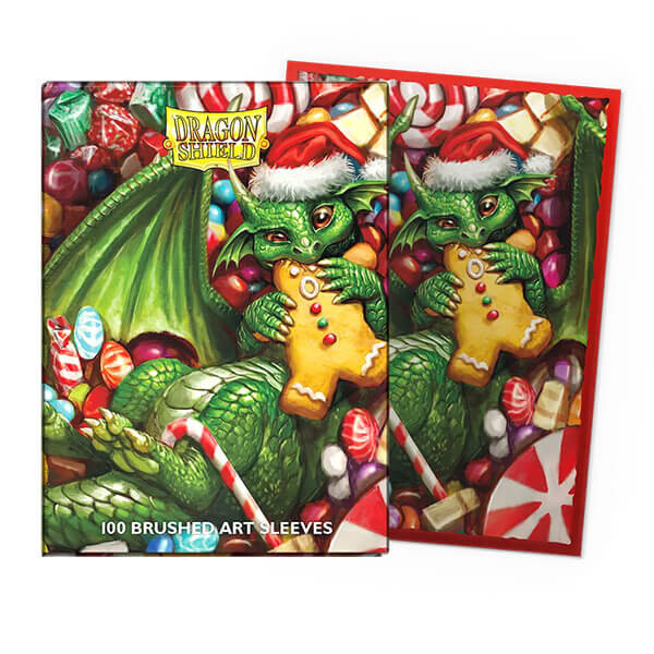 Obaly na karty Dragon Shield Brushed Art Sleeves - Christmas 2024 – 100 ks