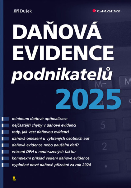 Daňová evidence podnikatelů 2025 - Jiří Dušek